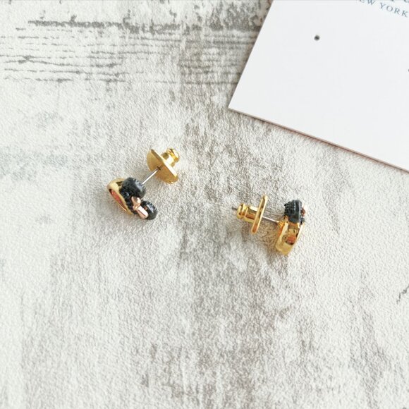 Kate Spade Gold Red Earrings - Disney Minnie Mouse - Picture 4 of 5